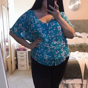 Torrid plus size mesh top